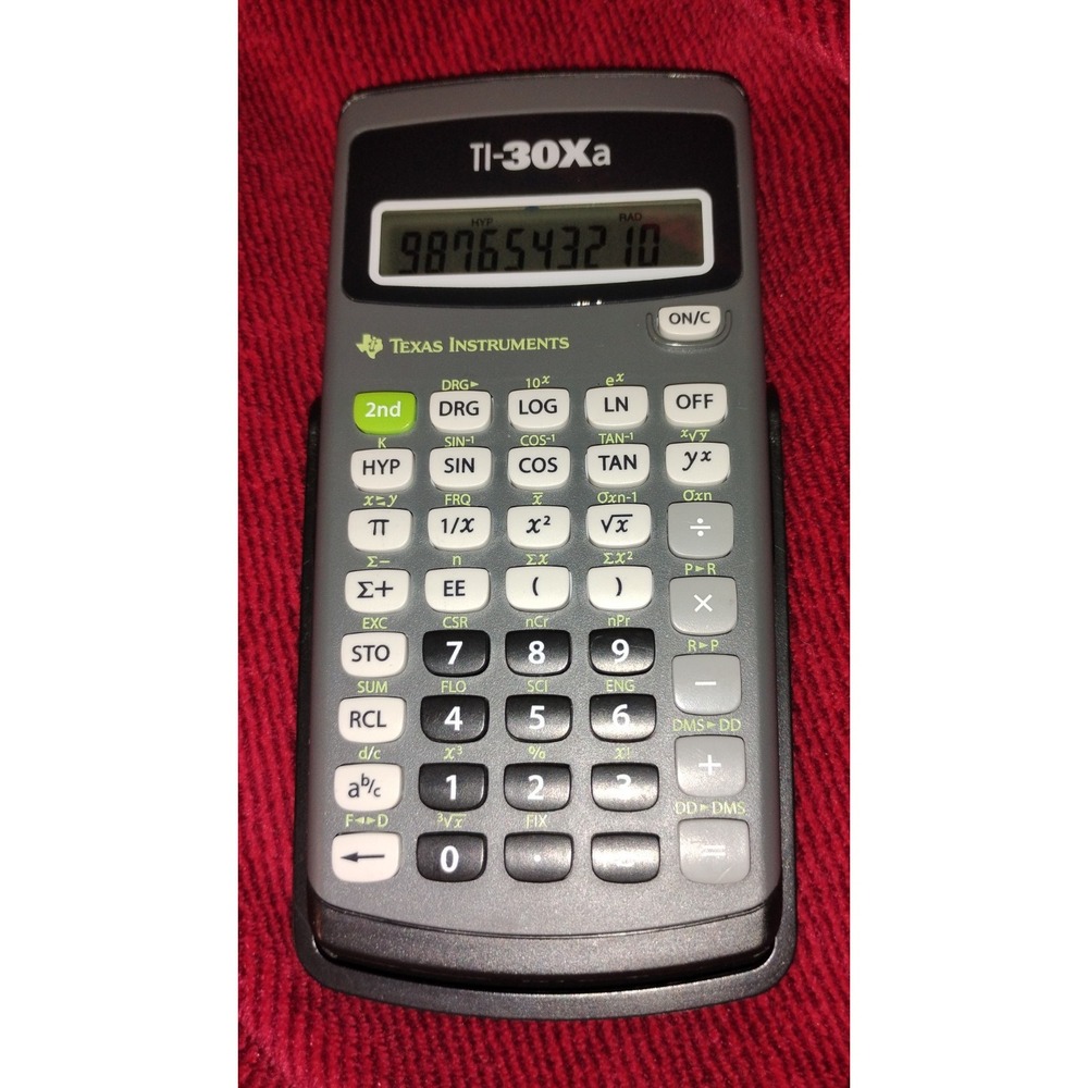 Texas Instruments TI-30Xa Scientific‎ Calculator Solar Powered tested - Picture 2 of 3